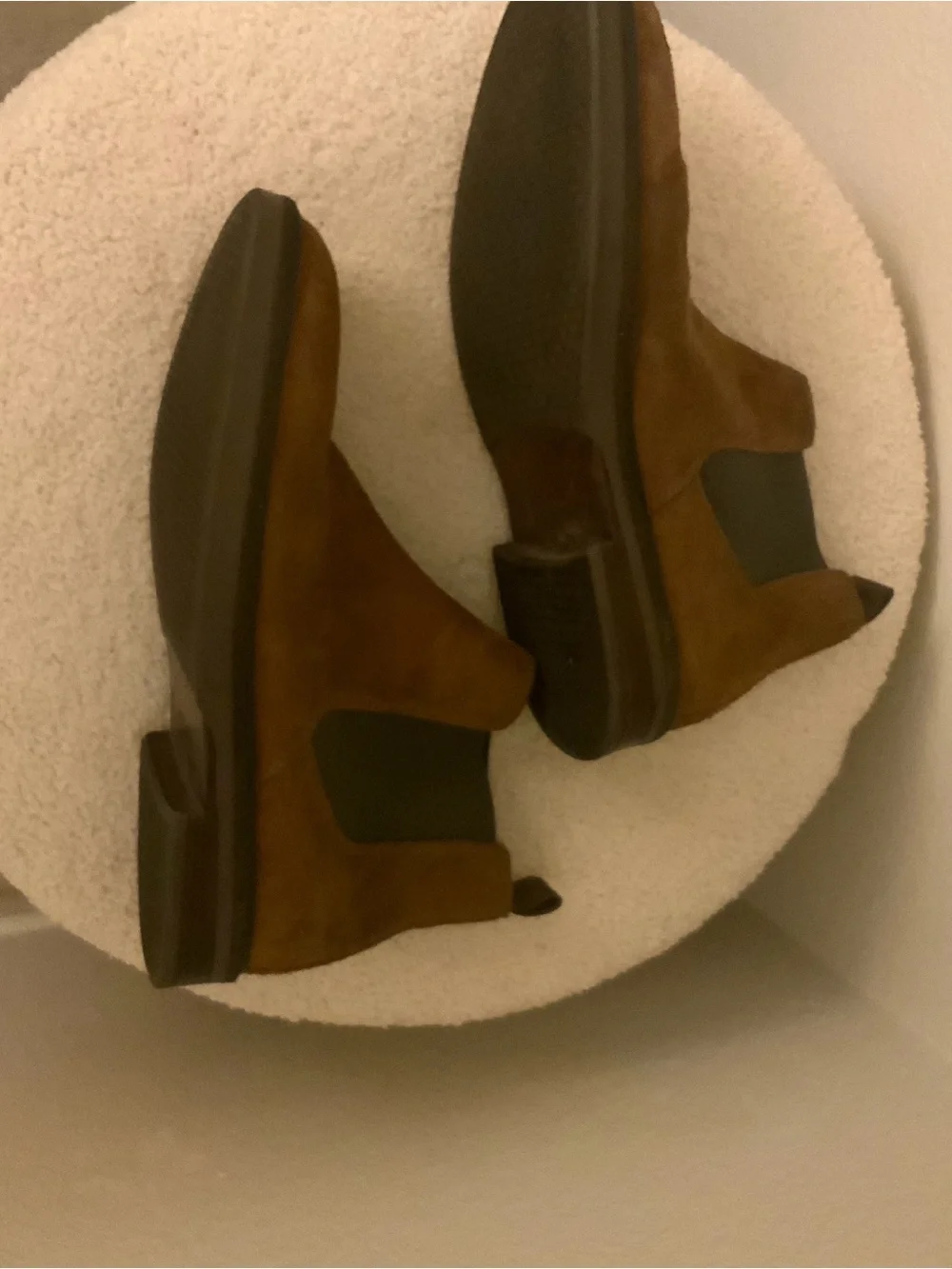 Clark’s Collection Men's Brown Suede Chelsea Boots Sz 8